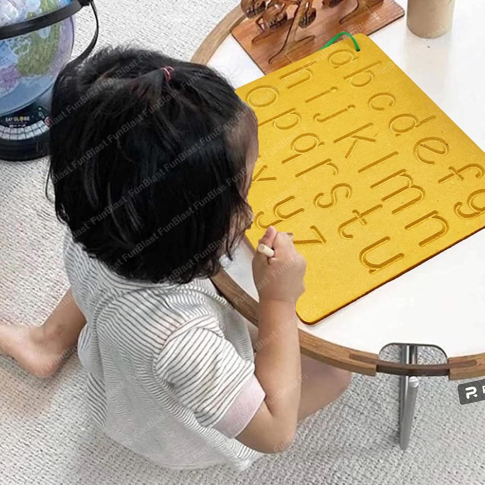 FunBlast Small Letter Writing Practice Board for Kids | Alphabet Tracing & Learning Board