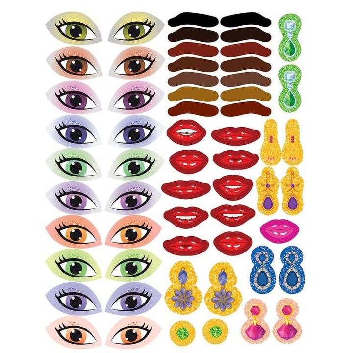 Dreamland Publications Create a Face Activity Book (4-8 Years) | Princess