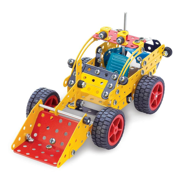 Toybox by Ratna MEC-O-Tec Set 4 Metal Construction Toy – 225 Pieces, 21 Models | DIY Building & Engineering Kit | Educational STEM Toy for Kids