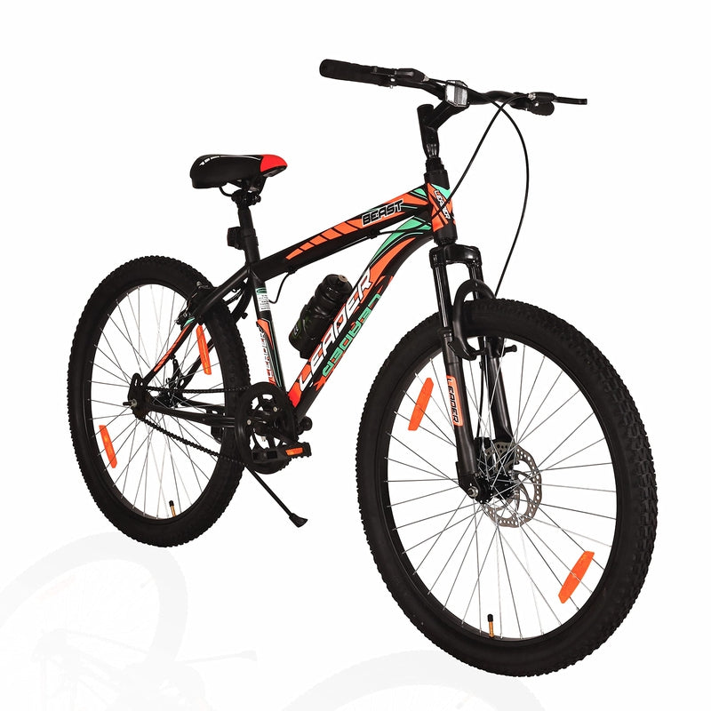 Beast 26T Hybrid Cycle for City Ride with Front Suspension and Disc Brake Bicycle | 12+ Years (COD Not Available)