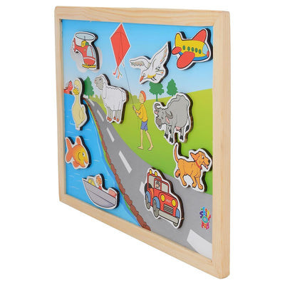 Magnetic Twin Play Tray - Classification Game, Multi Color