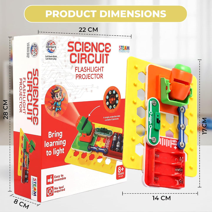 Ratna's Science Circuit - Flashlight Projector Kit I DIY Stream Educational Kit