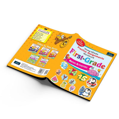 Kids Book of Practice Assignments ( Set of 5 ) - Hindi, English, Maths, EVS and Art
