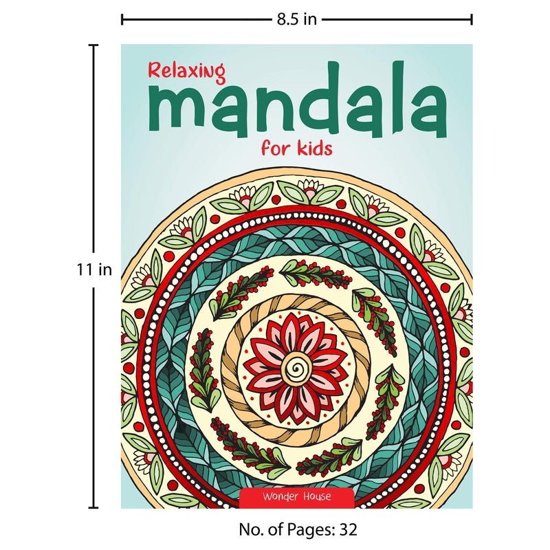 Relaxing Mandala For Kids : Coloring Book