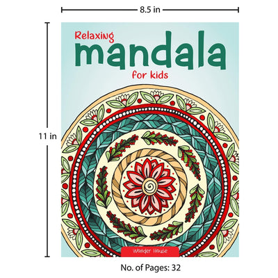 Relaxing Mandala For Kids : Coloring Book