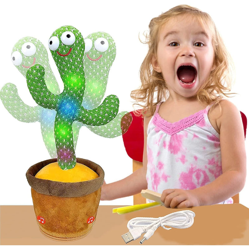 TikTok Dancing Plush Toy (Talking Cactus)