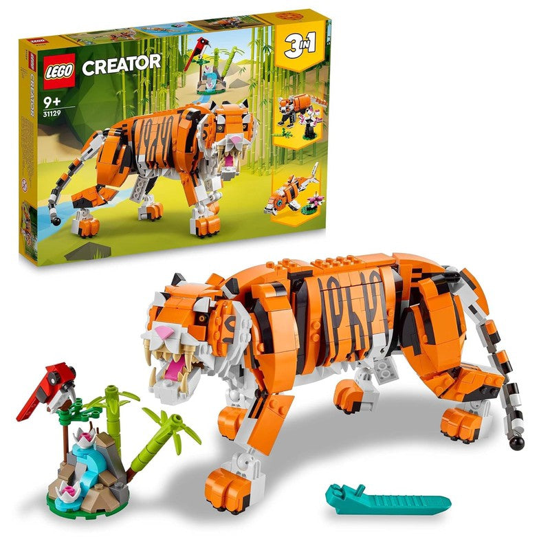 LEGO Creator 3in1 Majestic Tiger 31129 Building Kit (755 Pcs)