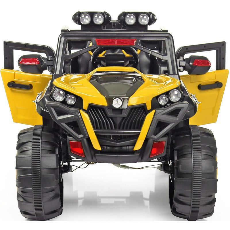 4x4 Battery Operated Electric Ride On Jeep | Motor for Steering | Remote Control | Yellow | COD Not Available