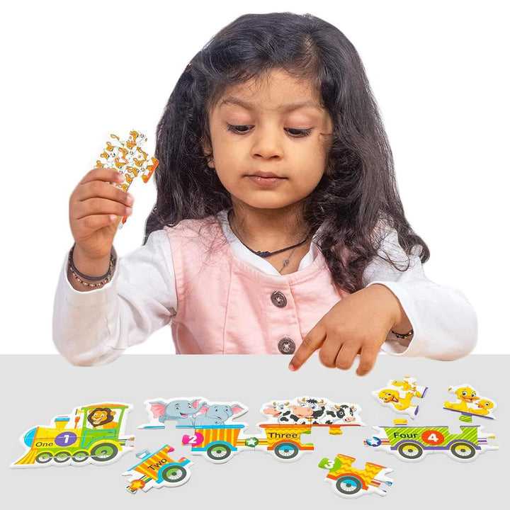 Ratna's Number Express -Giant Floor Puzzle | 64 Pieces