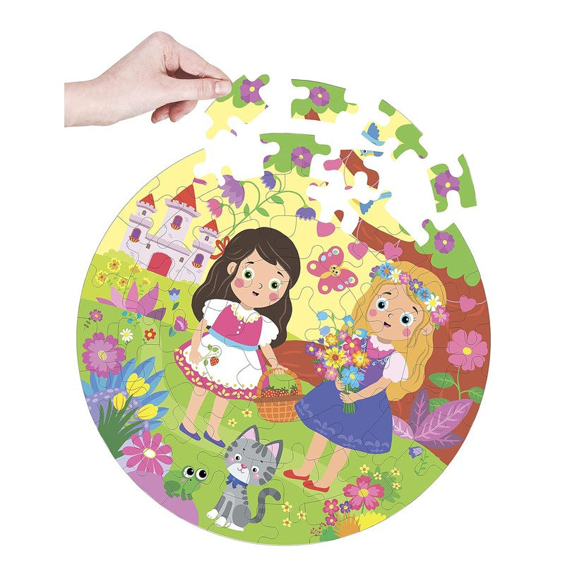 Creative Wooden Jigsaw Puzzle - 66 Pcs - Princess Girl