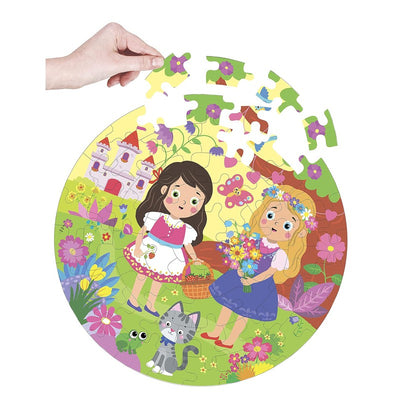 Creative Wooden Jigsaw Puzzle - 66 Pcs - Princess Girl