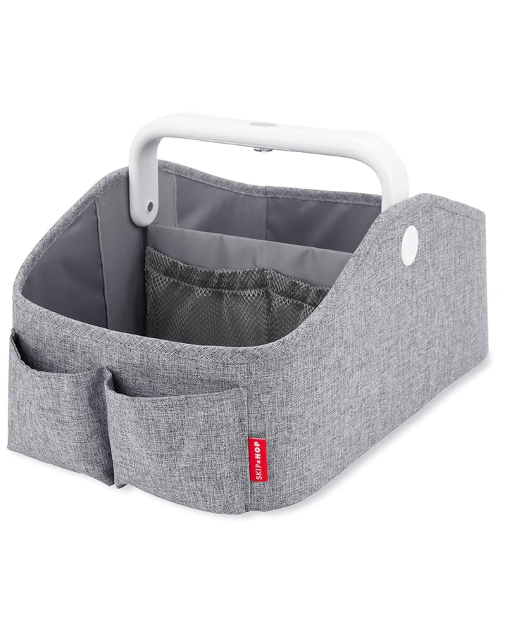 Skip Hop Light Up Diaper Caddy Organizer - Touch Handle Button for Light | Grey