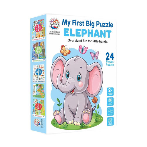 Ratna's My First Big Puzzle - Elephant I 24 Pieces Jigsaw Puzzle