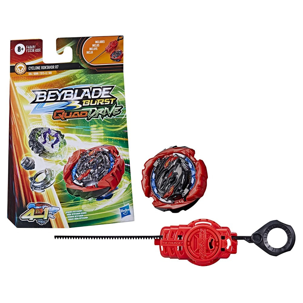 Original Beyblade Burst Quad Drive -  CYCLONE ROKTAVOR R7