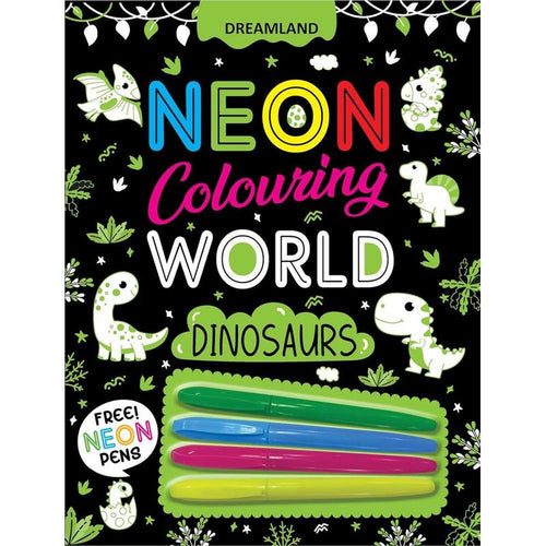 Coloring World Book with Neon Pens (4-7 Years)
