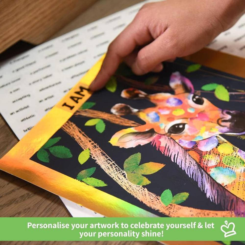 Chalk & Chuckles Confidence Through Creativity - DIY Scratch Art (6-12 Years)