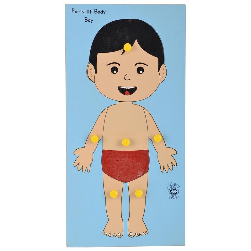 Parts of Body Board - Boy (2-4 Years)