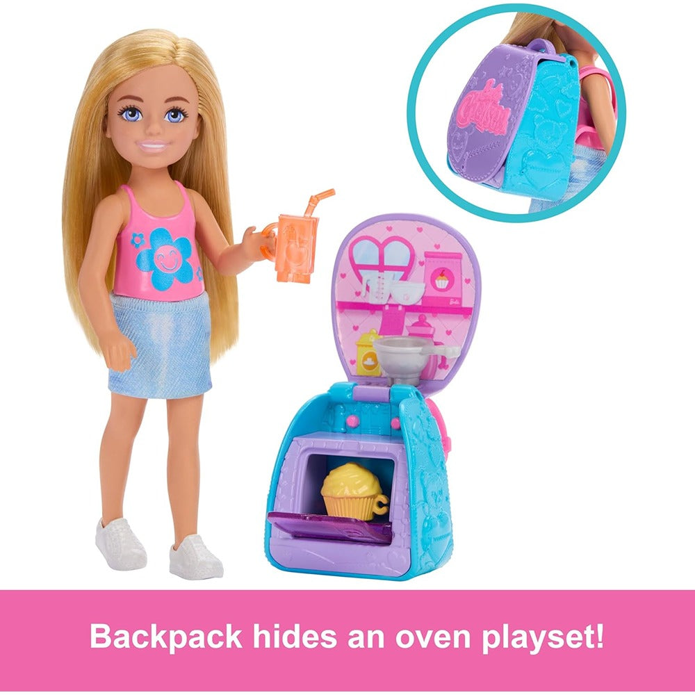 Mattel Original Barbie Family & Friends - Chelsea Doll with Cupcake Baking Set (3-9 Years)