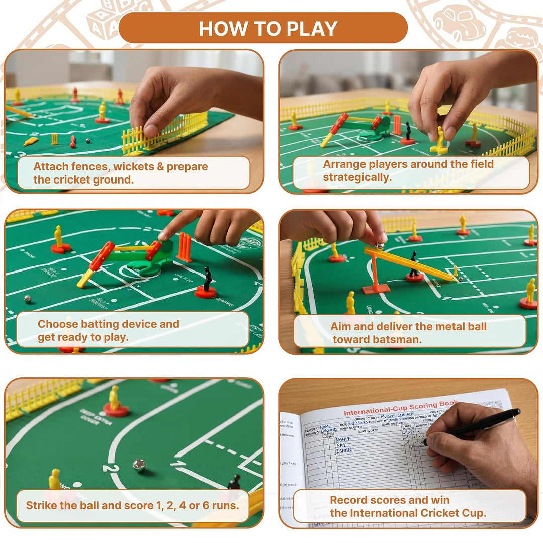 Ratna's International Cricket Floor Game – Indoor Board Game