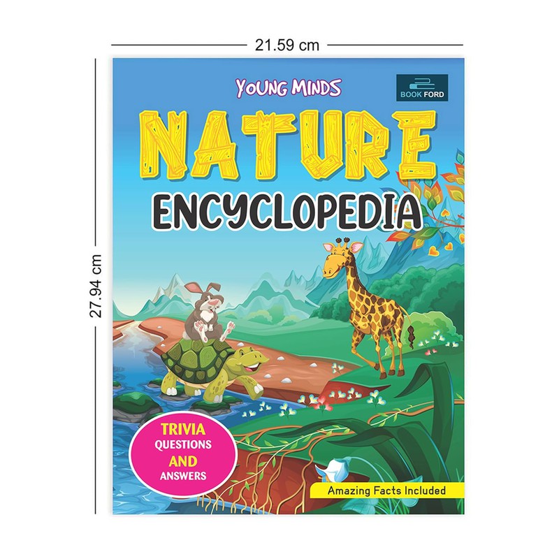 Young Minds Encyclopedia of Nature Book For Kids - 5 To 15 Years - Nature - Trivia, Questions and Answers
