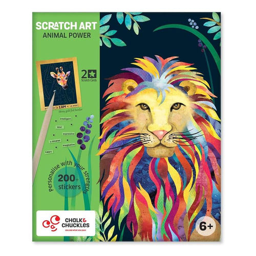 Chalk & Chuckles Confidence Through Creativity - DIY Scratch Art (6-12 Years)