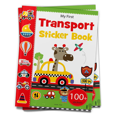 My First Transport Sticker Book: Exciting Sticker Book With 100 Stickers