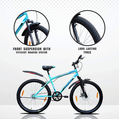 Scout 26T Mountain Cycle with Front Suspension Front Disc (Sea Green/Black) | 12+ Years (COD Not Available)