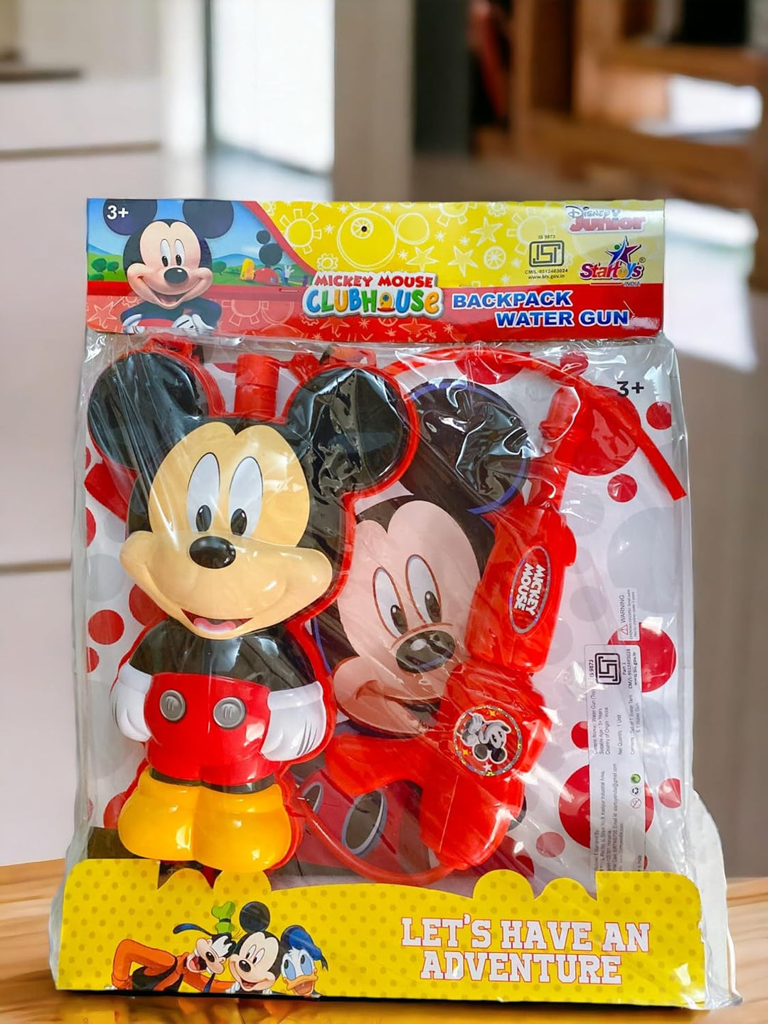 Star Toys Cute Cartoon Theme Water Blaster Pichkari | Powerful High Pressure Tank Spray