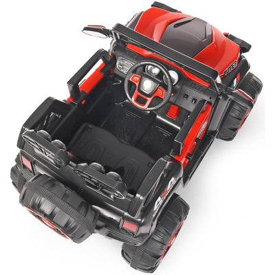 4x4 Battery Operated Electric Ride On Jeep | Motor for Steering | Remote Control | Red | COD Not Available