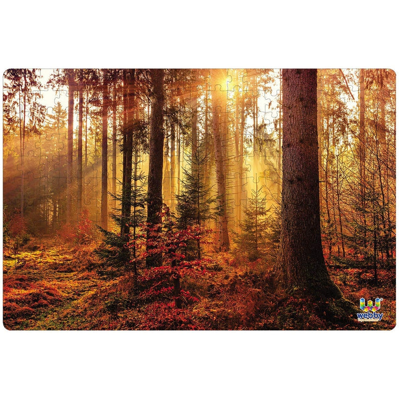 Forest Sun Rise Wooden Jigsaw Puzzle, 252 Pieces