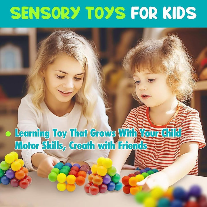 Educational Goals Sensory Ball Toy Set | Multi-Texture Stress Relief & Tactile Activity Balls