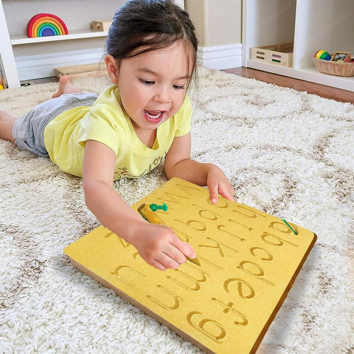 FunBlast Small Letter Writing Practice Board for Kids | Alphabet Tracing & Learning Board