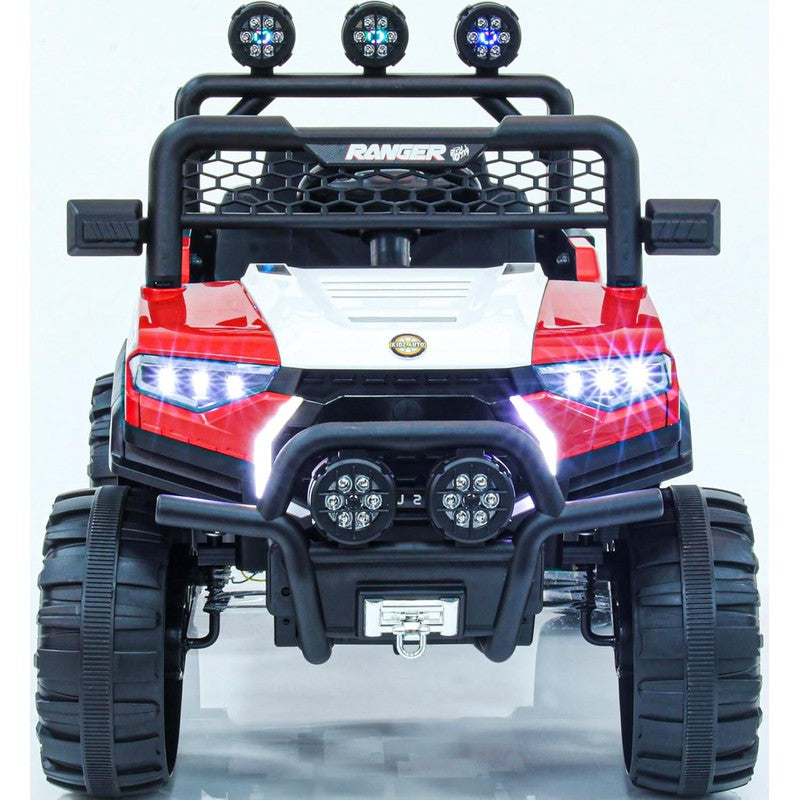 Battery Operated 4x4 SUV Ride On Car | Electric Jeep 4 x4 Electrical Car | Red | COD Not Available