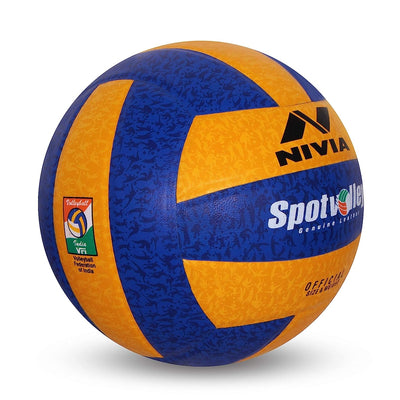 Nivia Volleyball Size 4 - Spotvolley (Standard Size - All Ages)