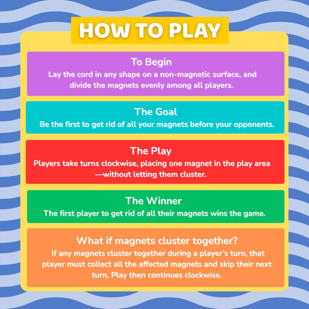 Adeloft Magwar Magnetic Board Game | Strategy Game | Family Game for Kids & Adults | 2-4 Players