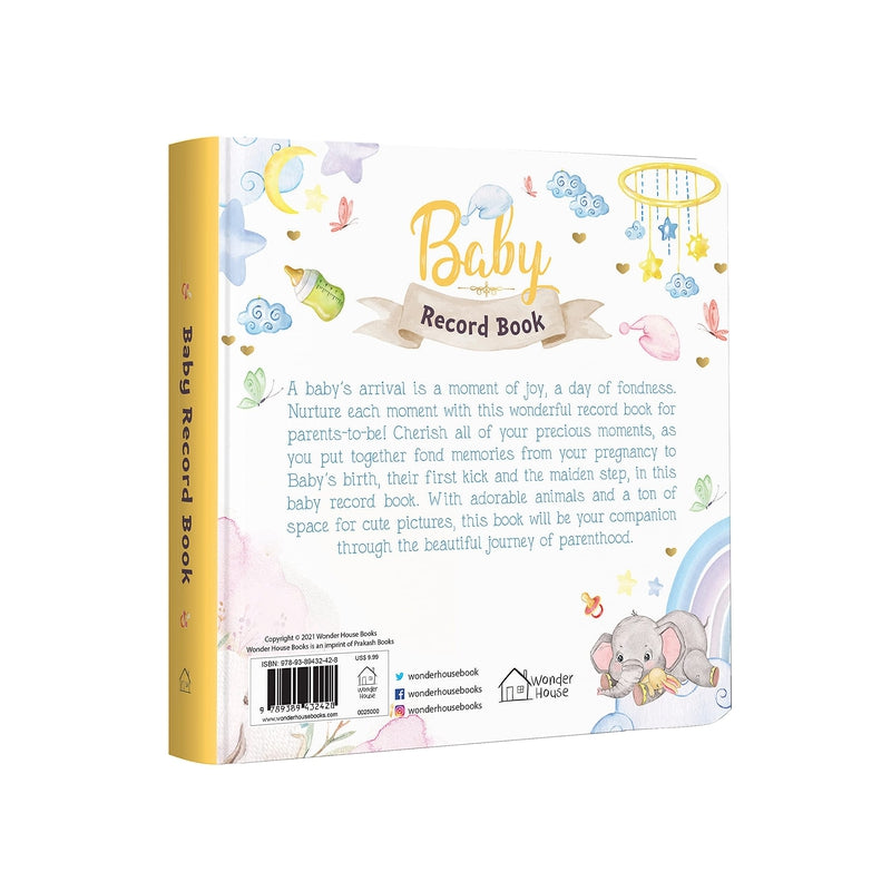 Baby Record Book : Newborn Journal For kids To Cherish Memories And Milestones