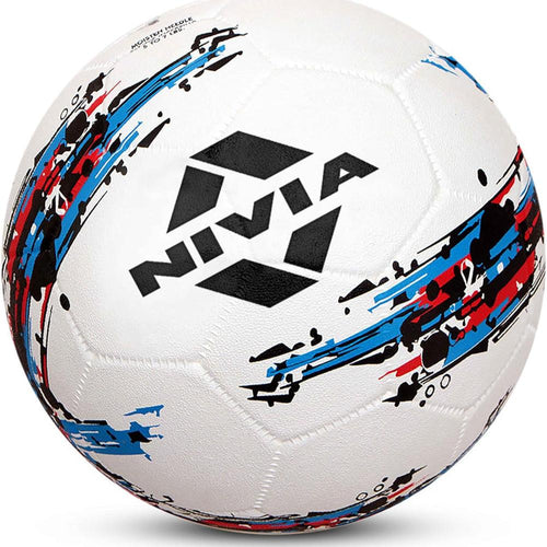 Nivia Football Size 3 Storm Moulded - White (5-8 Years)