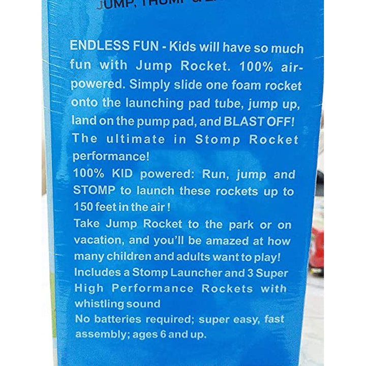 Jump Rocket (Air Powered) Jump Thump & Launch It