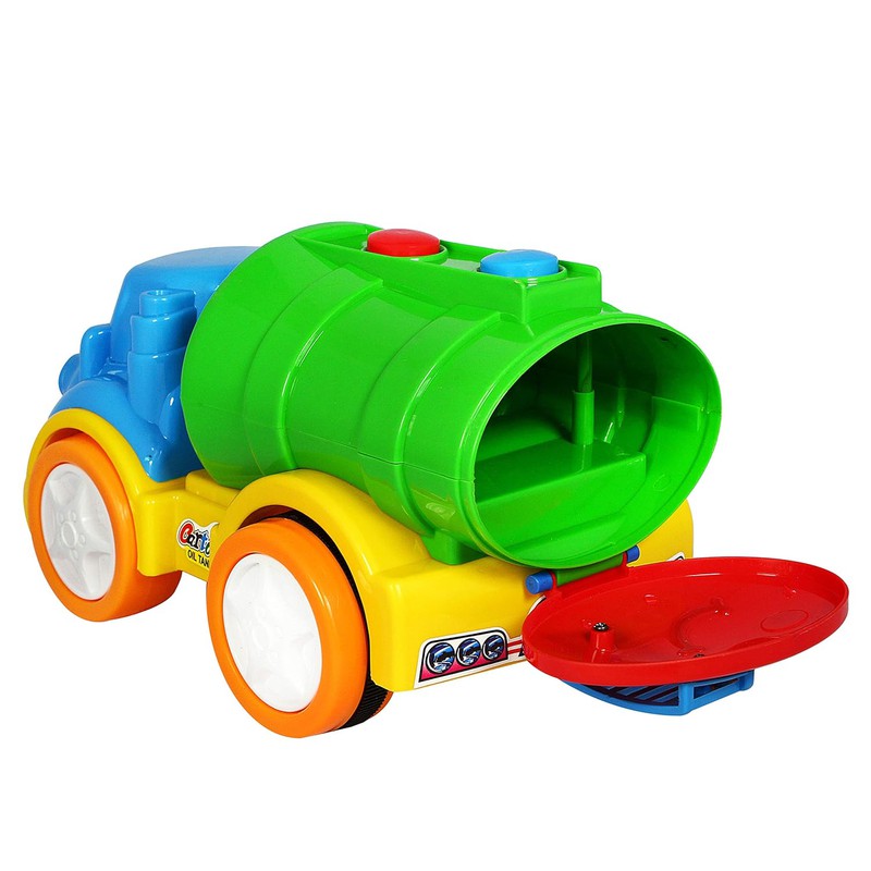 Cartoon Oil Tanker Friction Toy (2-5 Years)