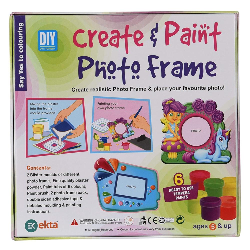 Ekta Create & Paint Photo Frame Making Kit (5-10 Years)