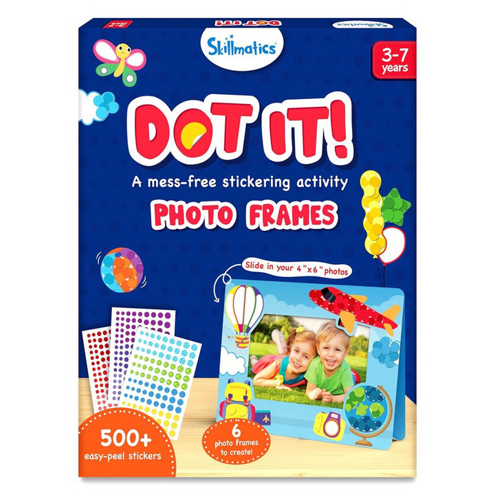 Dot It- Photo Frames | No Mess Sticker Art for Kids