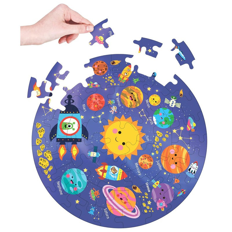 Creative Wooden Jigsaw Puzzle - 66 Pcs - Solar System