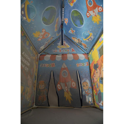 Galaxy Kids Play Tent House (India Mission to Moon Design) with LED Lights