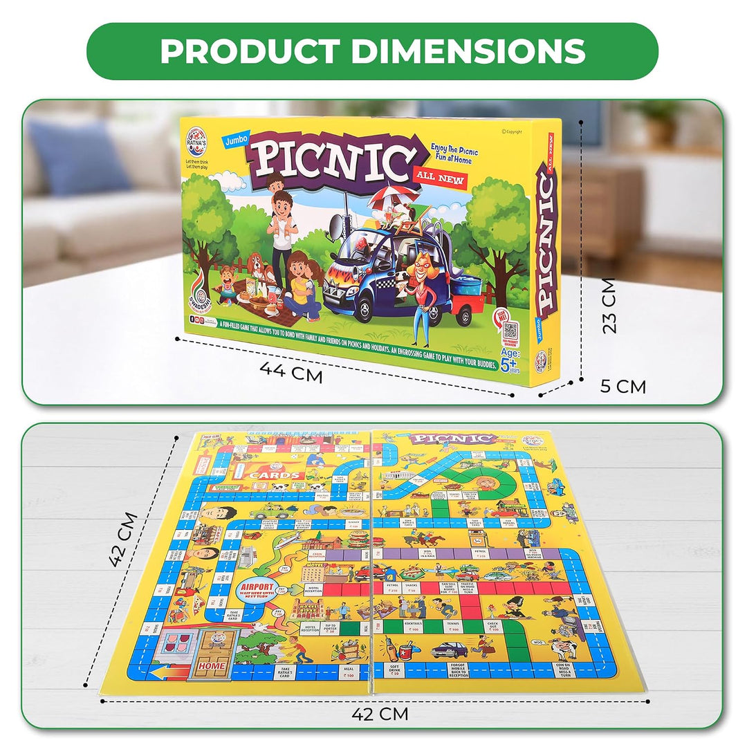 Ratna's Jumbo Picnic Board Game | Family Game