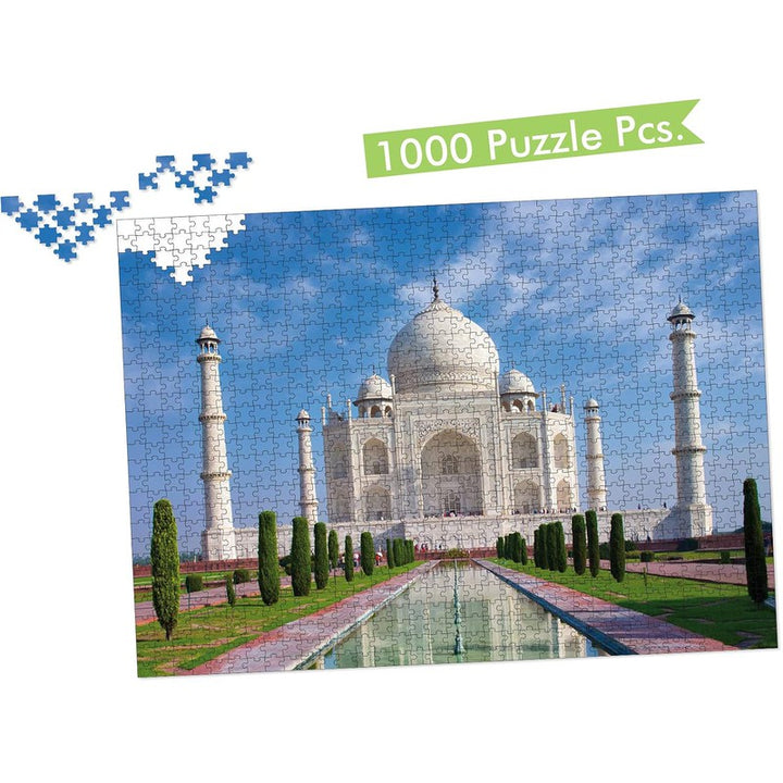 Mega Puzzles: Taj Mahal- Educational 1000 Pieces Puzzle for Kids and Adults