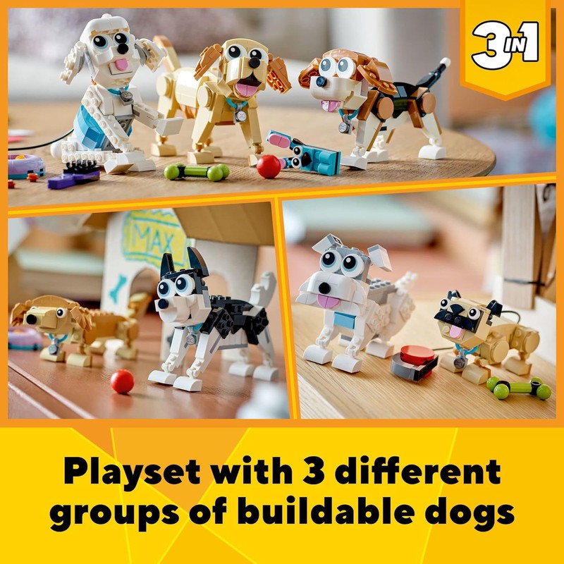 LEGO Adorable Dogs Construction Blocks Set (31137) - TM