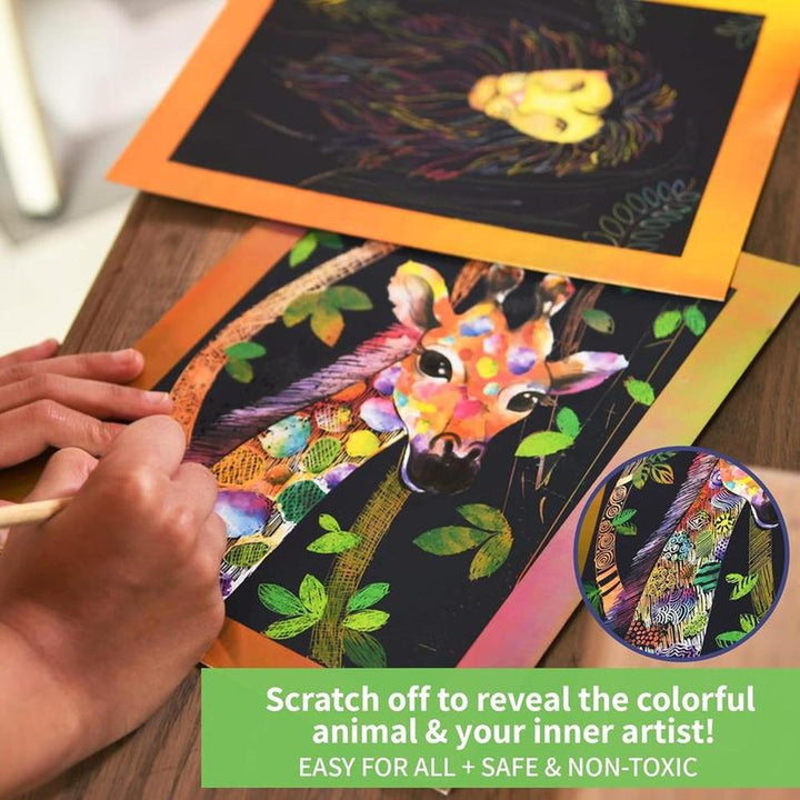 Chalk & Chuckles Confidence Through Creativity - DIY Scratch Art (6-12 Years)