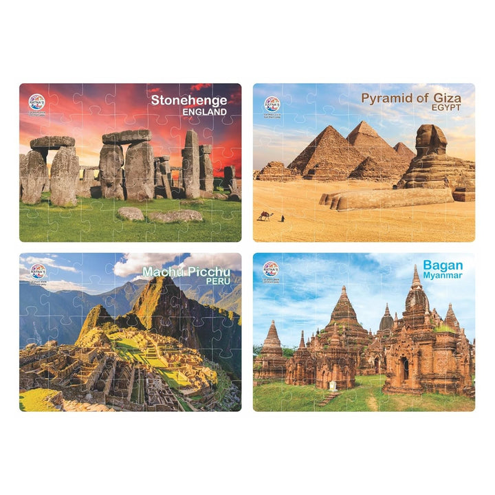 Ratna's 4 in 1 - World Heritage Sites Jigsaw Puzzle