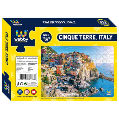 Cinque Terre, Italy, Cardboard Jigsaw Puzzle - 252 pieces