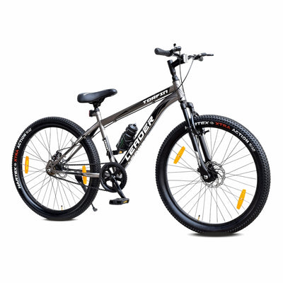 Torfin 26T MTB Cycle with Dual Disc Brake & Front Suspension (Grey) | 12+ Years (COD Not Available)